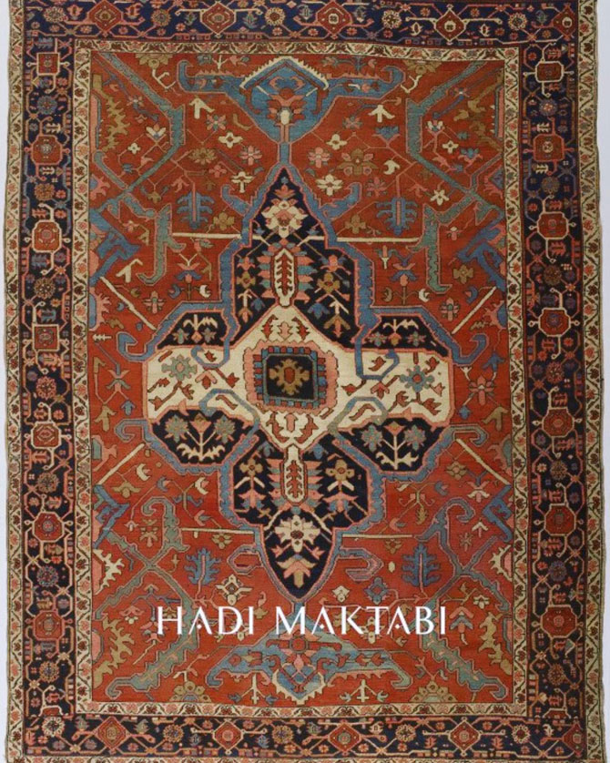 heriz persian rug provided by hadi maktabi gallery