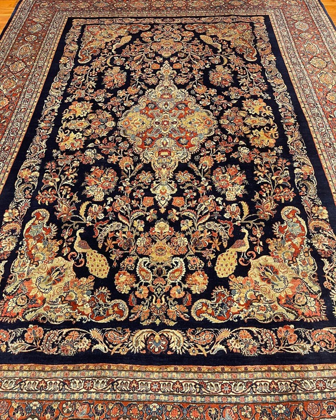 sarouk persian rug provided by hadi maktabi gallery