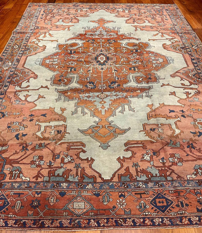 heriz persian rug provided by hadi maktabi gallery