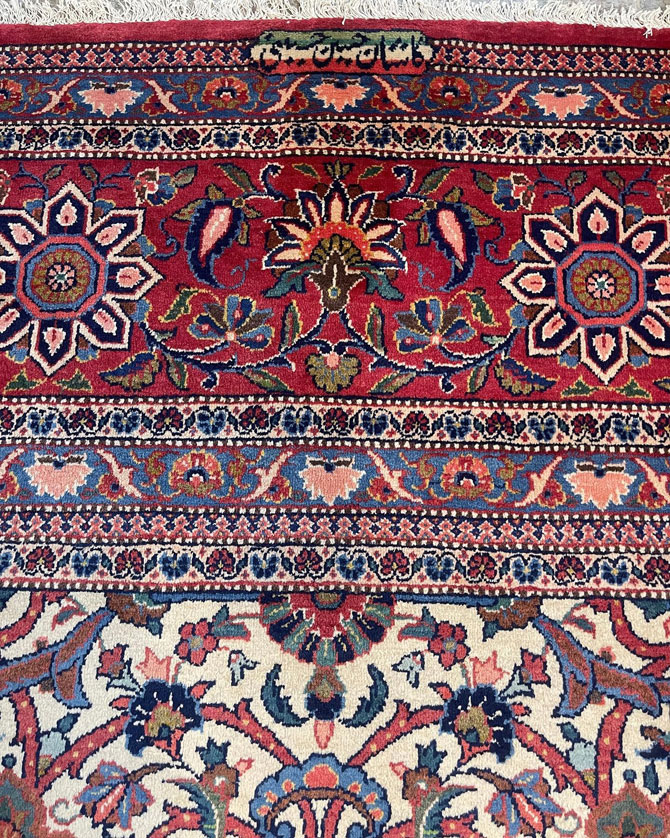 kashan persian rug provided by hadi maktabi gallery