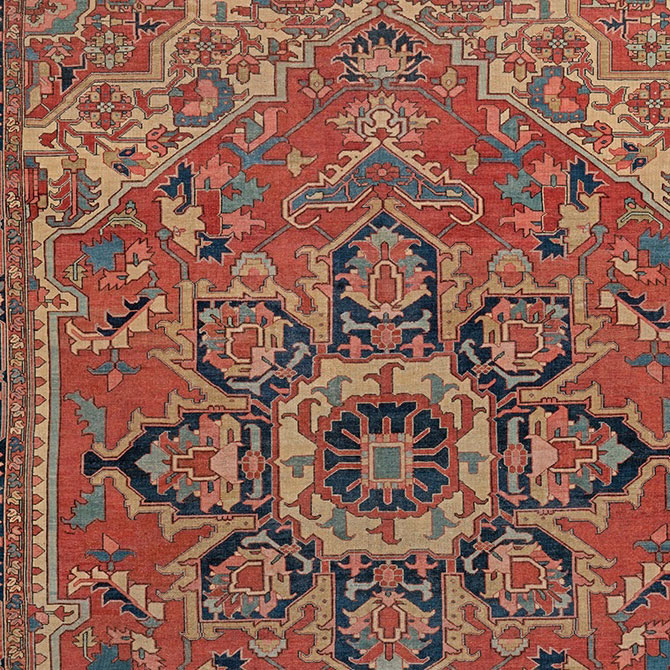 heriz persian rug provided by claremont rug company