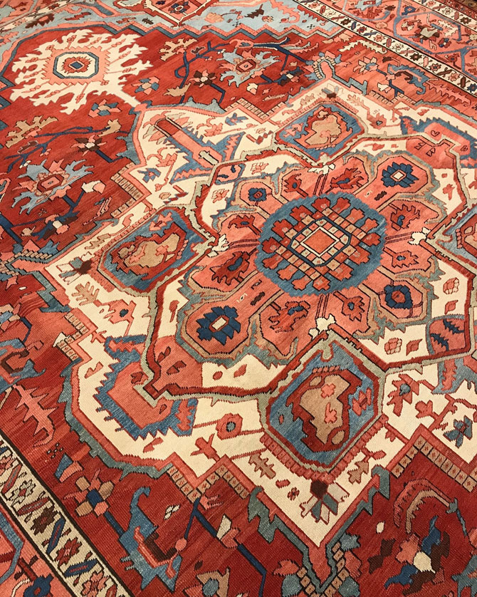 heriz persian rug provided by hadi maktabi gallery