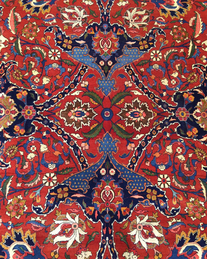 tehran persian rug provided by hadi maktabi gallery