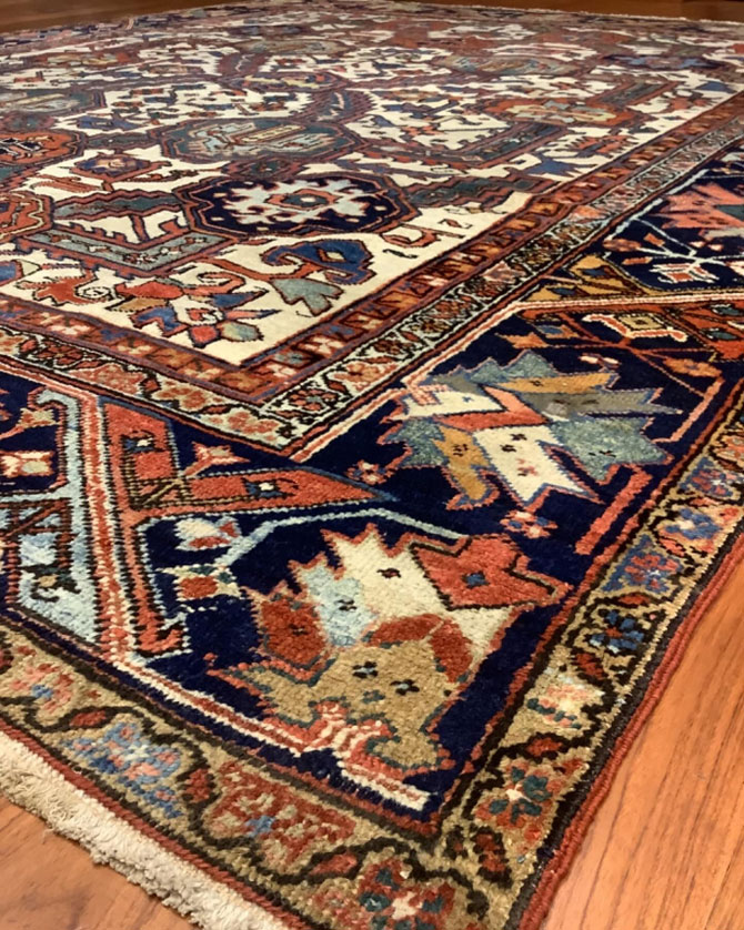 heriz persian rug provided by hadi maktabi gallery