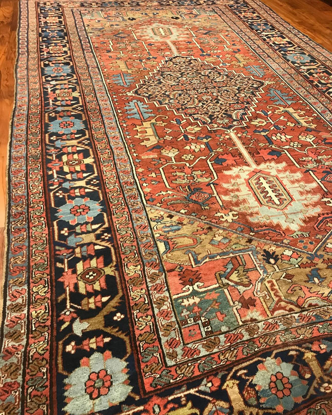 heriz persian rug provided by hadi maktabi gallery