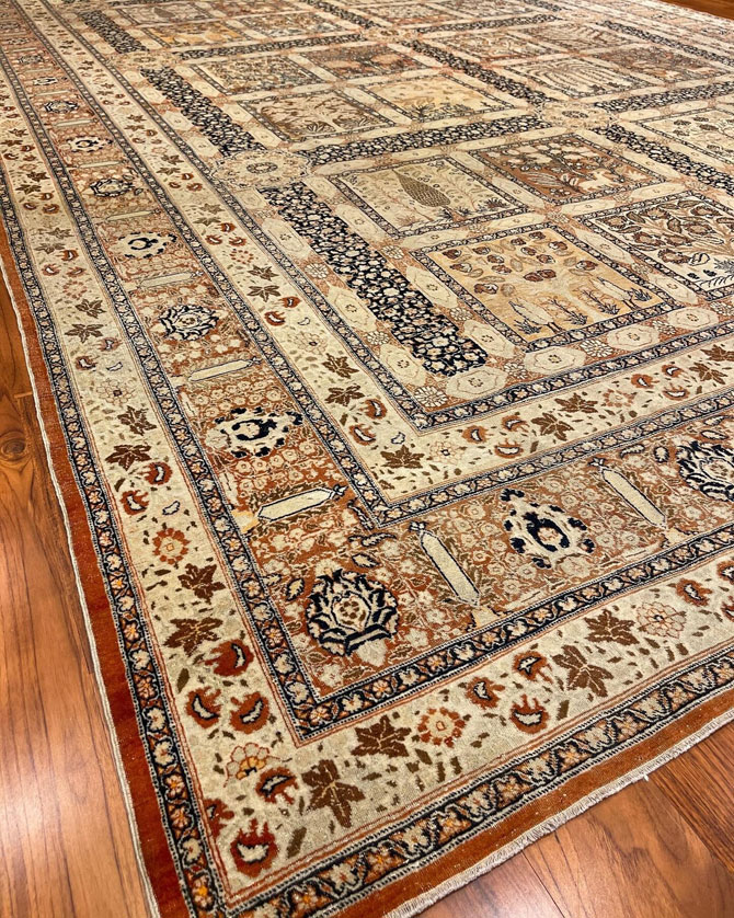 tabriz persian rug provided by hadi maktabi gallery