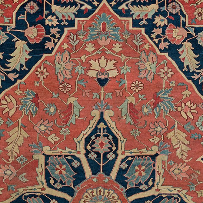 فرش دستباف عرضه شده توسط شرکت کلرمونت راگ