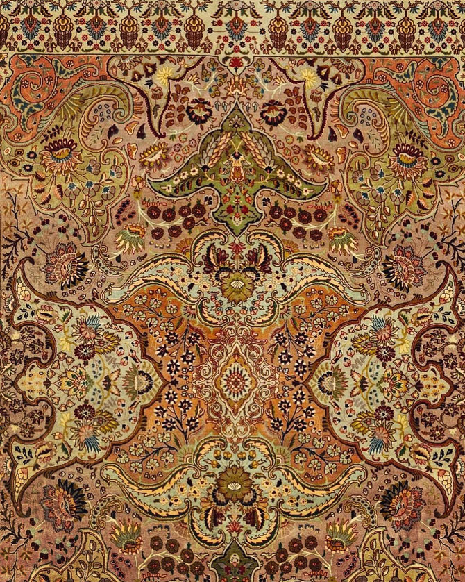 فرش دستباف عرضه شده توسط پرشن کارپت کالکشن