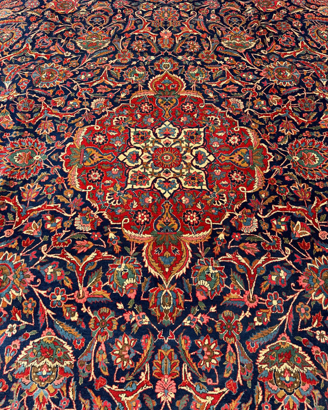 فرش دستباف عرضه شده توسط گالری هادی مکتبی