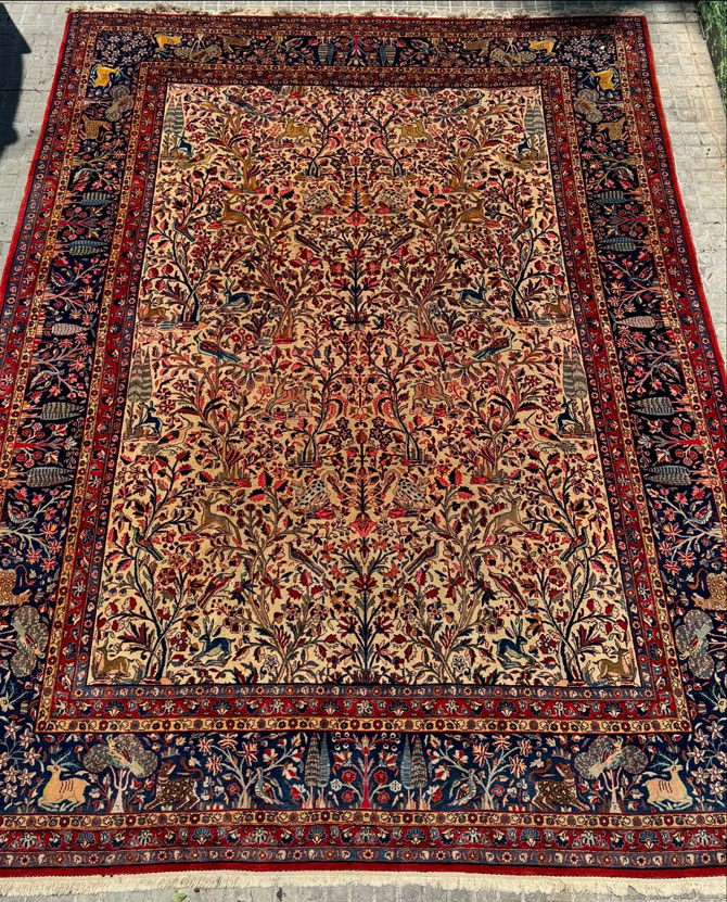 kashan persian rug provided by hadi maktabi gallery