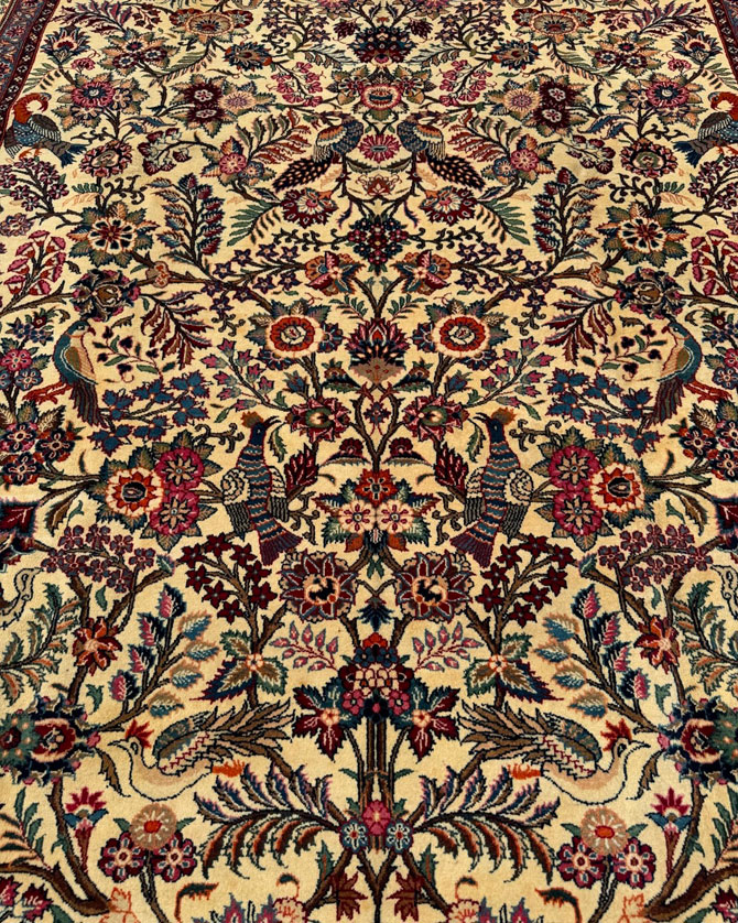 kashan persian rug provided by hadi maktabi gallery