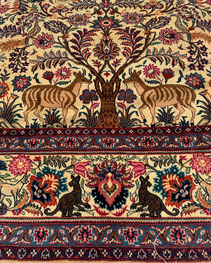 kashan persian rug provided by hadi maktabi gallery