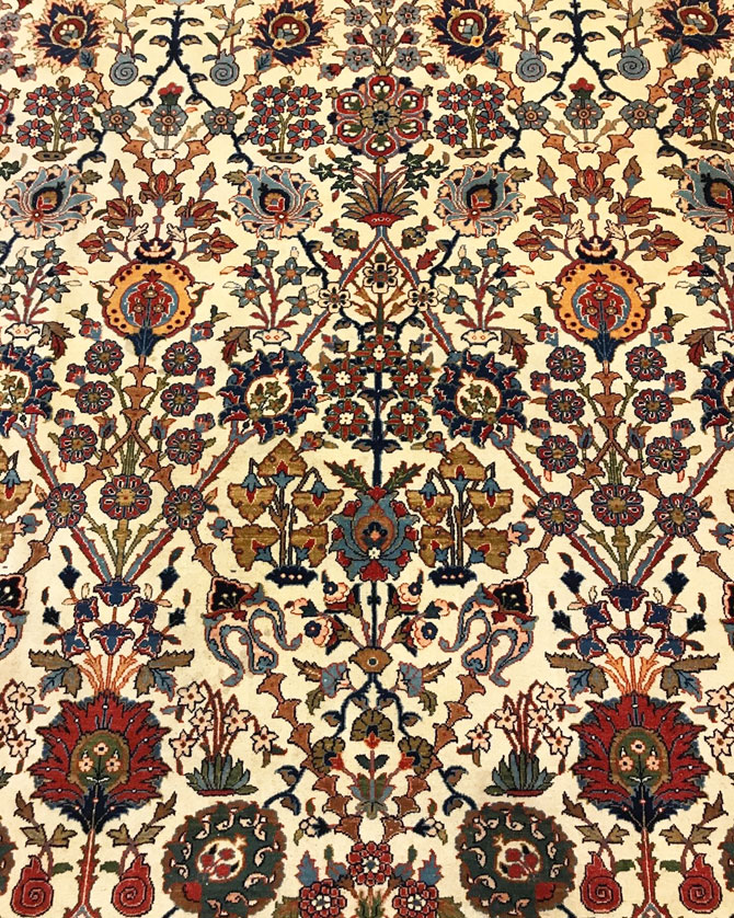 persian rug provided by hadi maktabi gallery