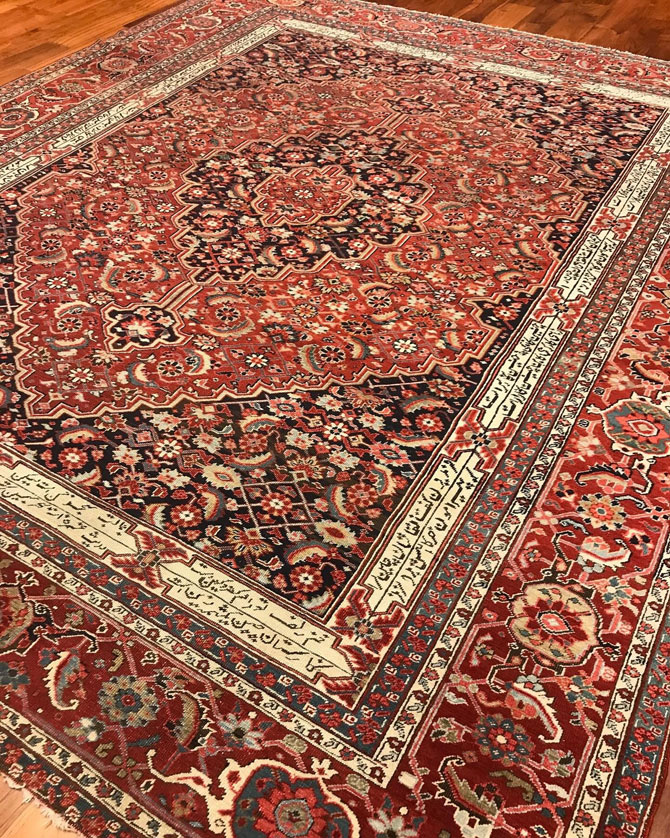 heriz persian rug provided by hadi maktabi gallery