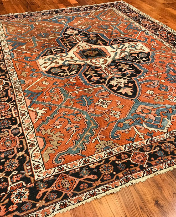 persian rug provided by hadi maktabi gallery