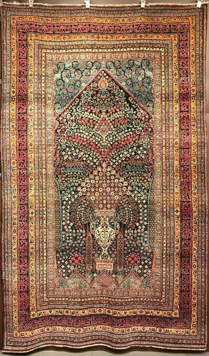 tehran persian rug provided by hadi maktabi gallery