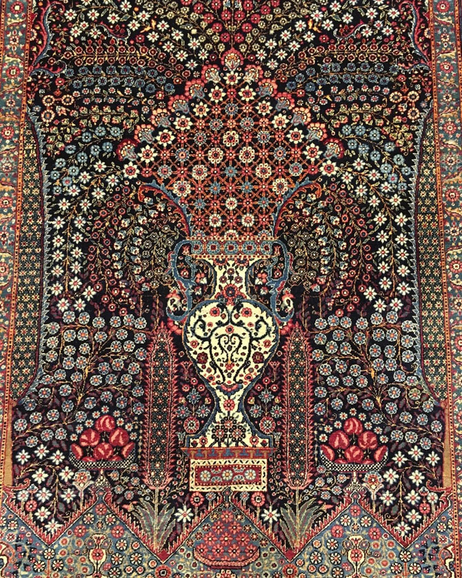 tehran persian rug provided by hadi maktabi gallery