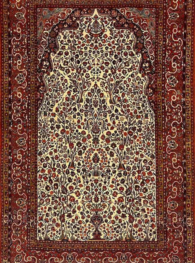 kashan persian rug provided by hadi maktabi gallery