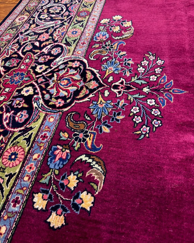 persian rug provided by hadi maktabi gallery