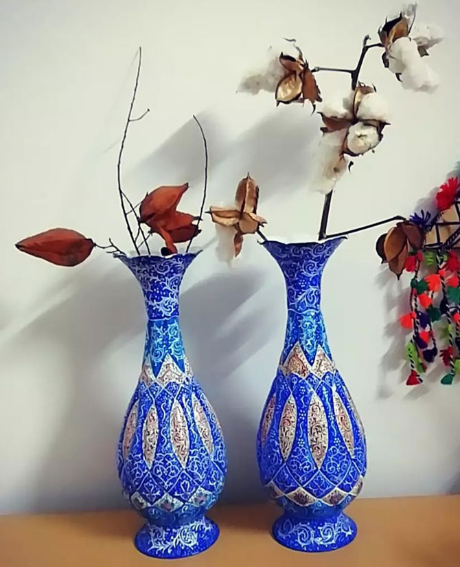 persian handicrafts provided by bamdad minakari