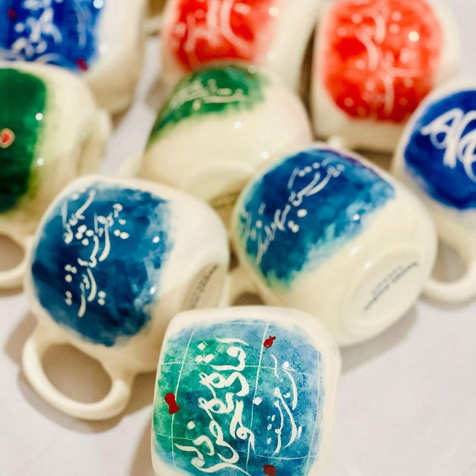 persian handicrafts provided by hanieh mojdehi gallery