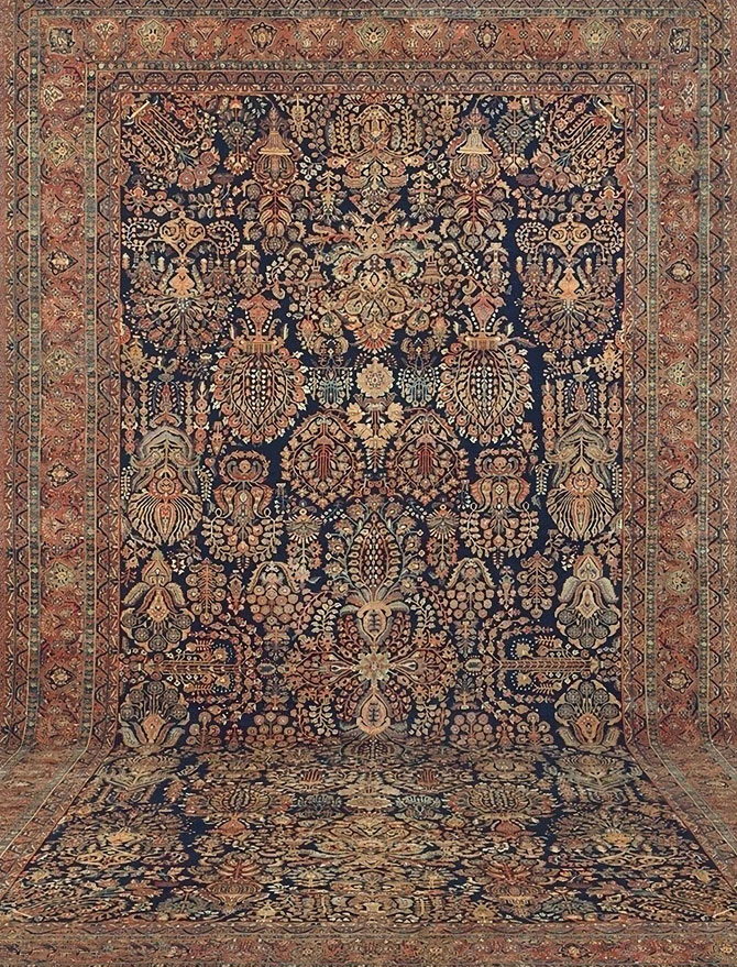 farahan persian rug provided by persian carpet collection