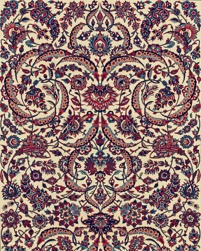 isfahan persian rug provided by persian carpet collection