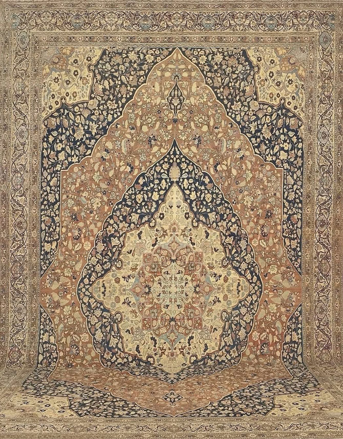 tabriz persian rug provided by persian carpet collection