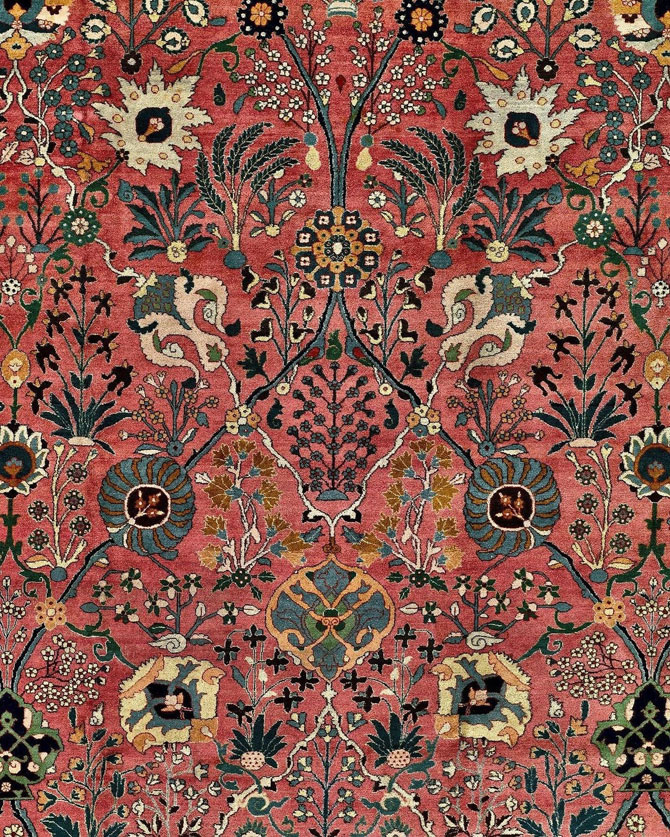 tabriz persian rug provided by persian carpet collection