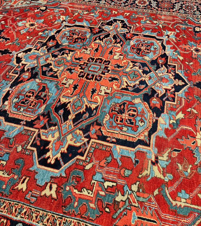 heriz persian rug provided by steelman rugs