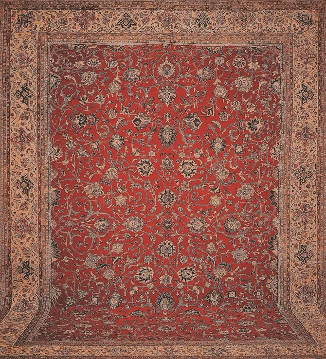 isfahan persian rug provided by persian carpet collection