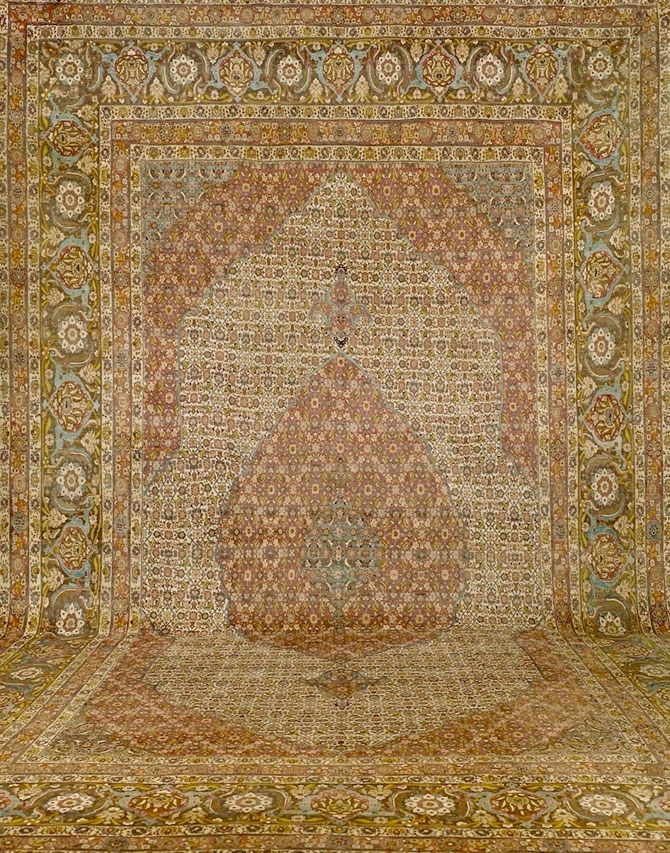 tabriz persian rug provided by persian carpet collection