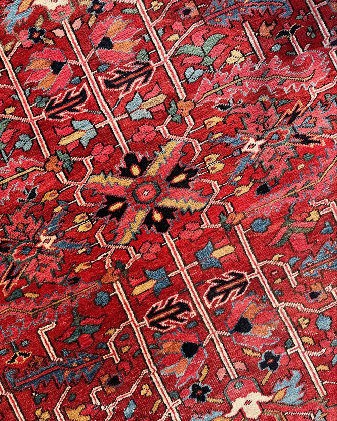 heriz persian rug provided by steelman rugs