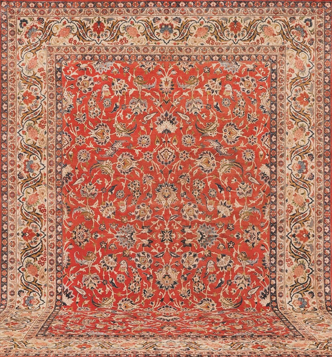 isfahan persian rug provided by persian carpet collection