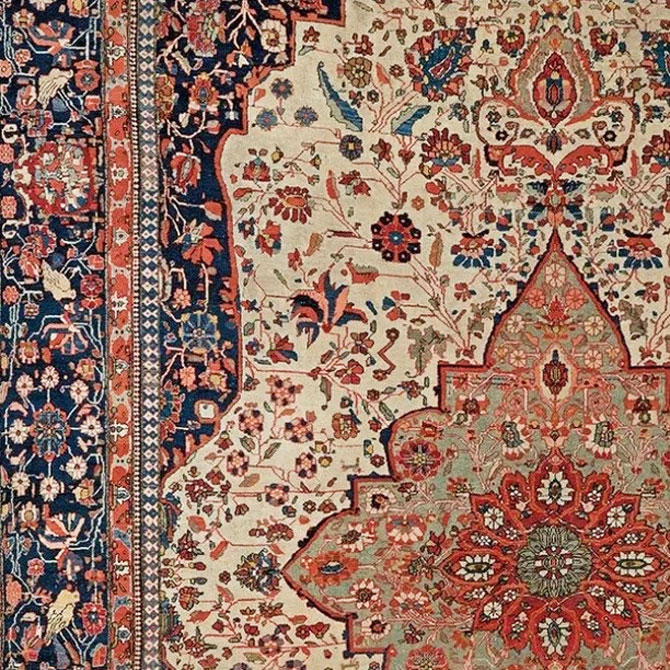 kashan persian rug provided by claremont rug company