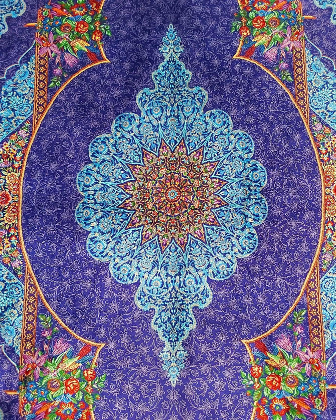 persian silk rug provided by najafzadeh persian silk rug