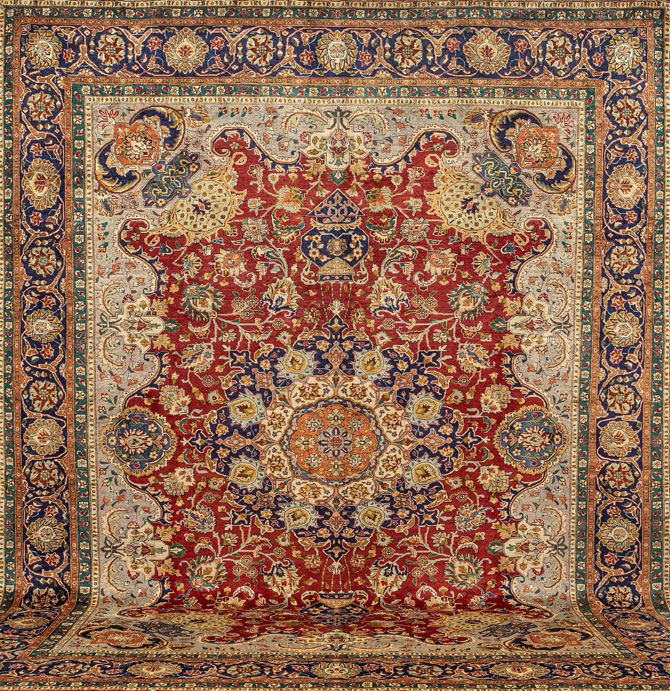 tabriz persian rug provided by persian carpet collection