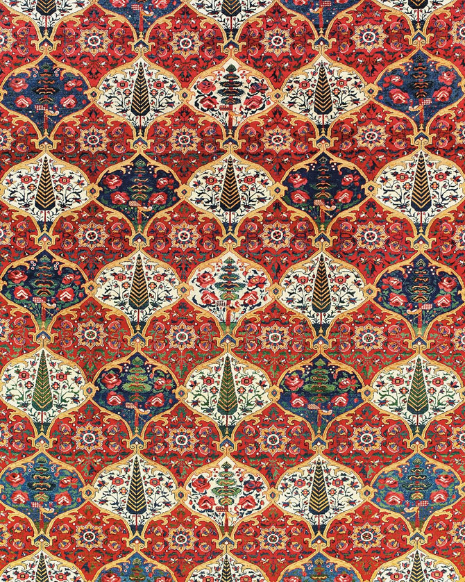 bakhtiari persian rug provided by persian carpet collection